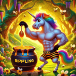 Deel Unicorn dipping into the Rippling Honey Pot